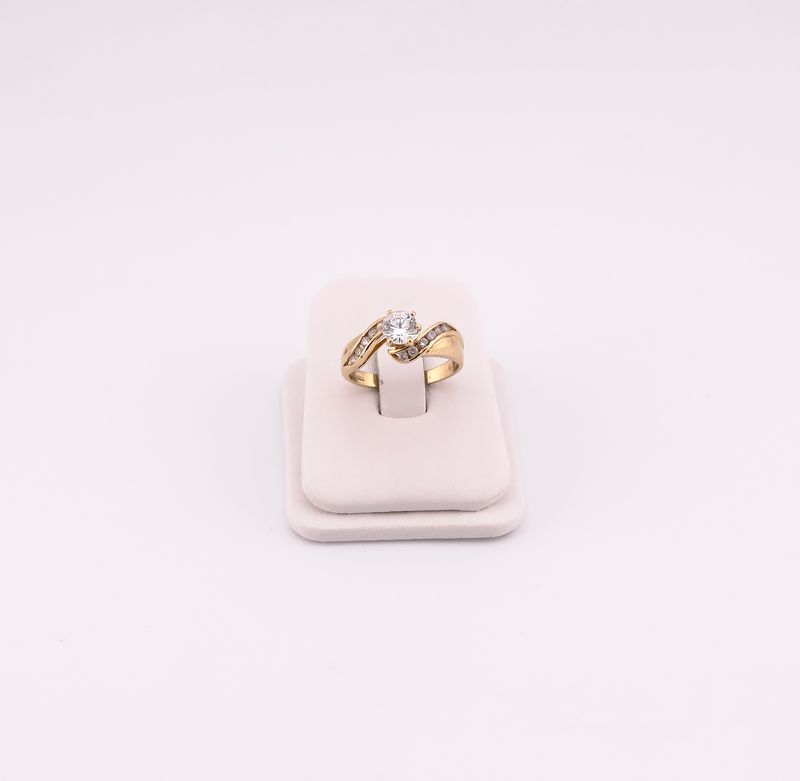 Anillo C/p Bca 14k 4.1g #8.5